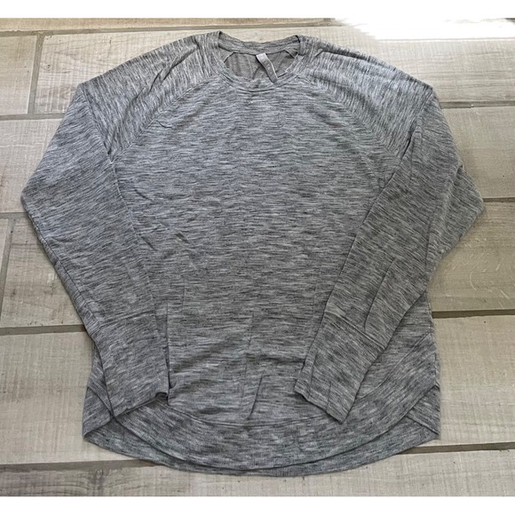 Athleta Tops - Athleta Women's Mindset Relaxed Fit Sweatshirt‎ Light Workout Gray Soft S Small